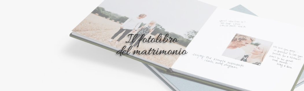 fotolibro con scritte